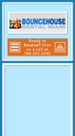 Mobile Screenshot of bouncehouserentalmiami.net